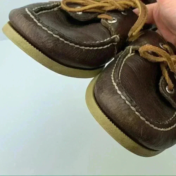 Sperry Topsider mens loafers size 8 brown leather - Picture 8 of 11